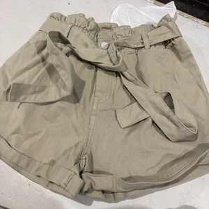 Paper bag style short